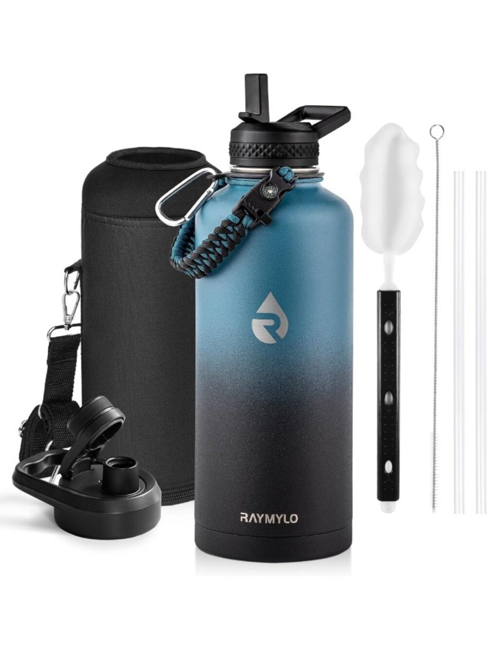 87 oz Insulated Water Bottle - Triple Wall Vacuum Stainless Steel, Keeps Drinks